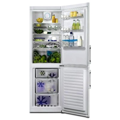 Zanussi ZRB34426WA A++ Frost Free Fridge Freezer in White Zanussi ZRB34426WA A++ Frost Free Fridge Freezer in White